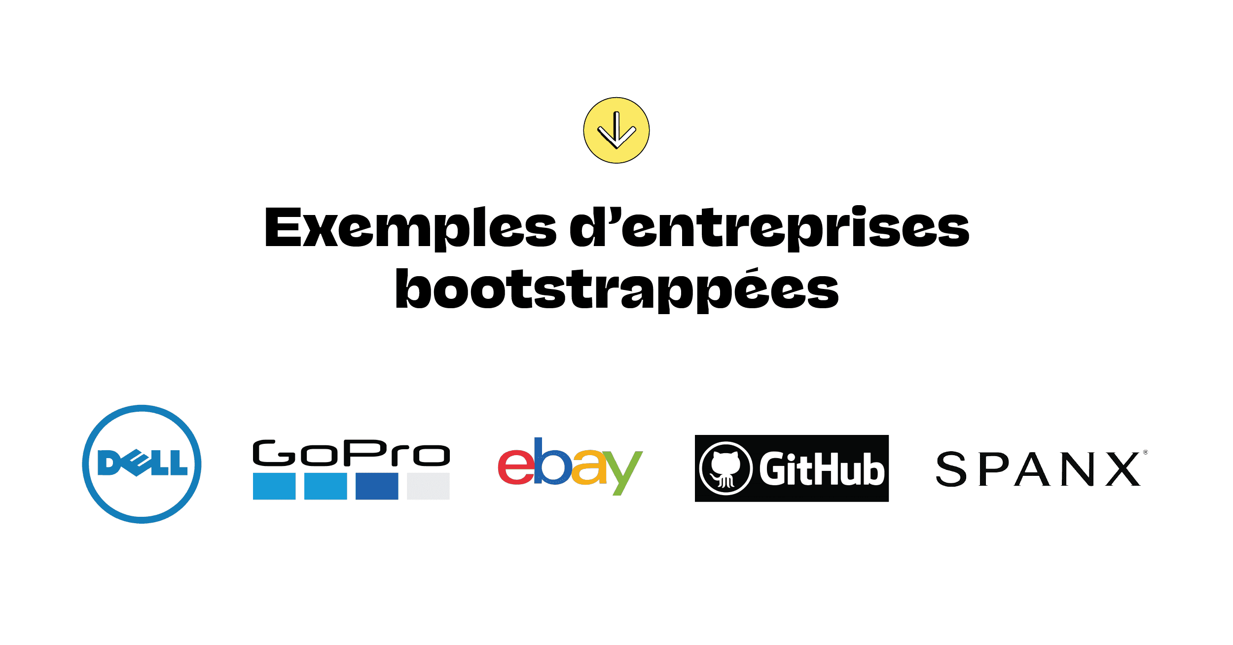 exemples entreprises boostrappées