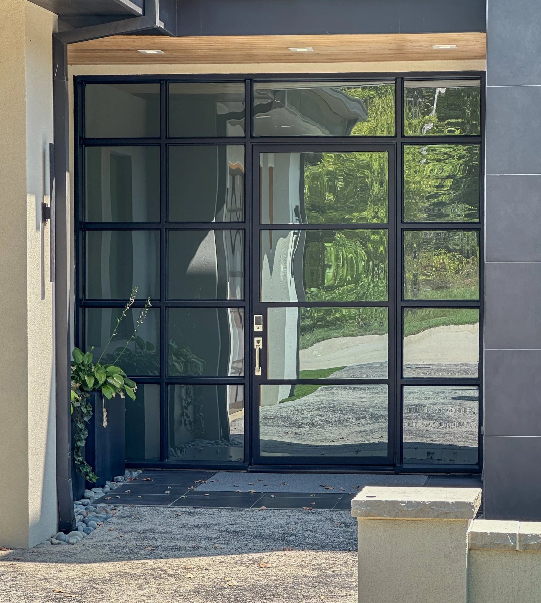 Traditional wrought iron double doors by M2 Metals Iron Doors DFW