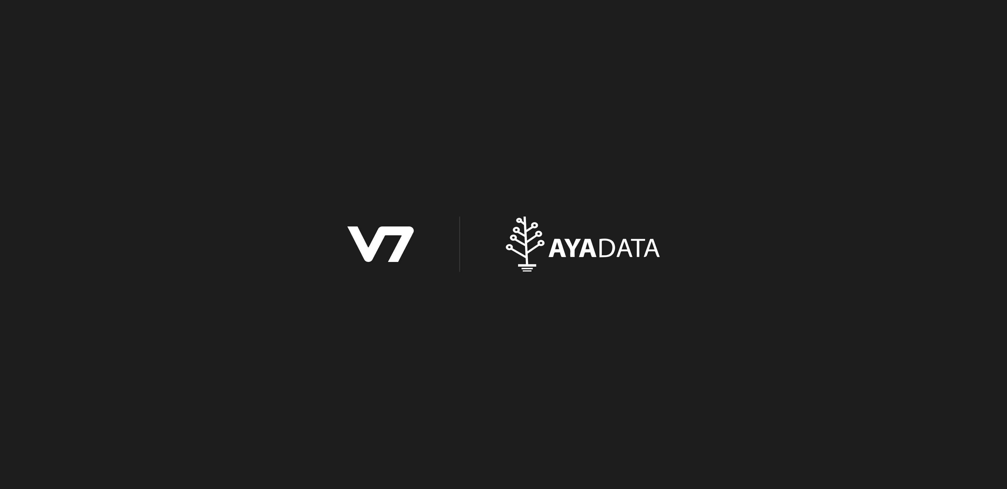 AYADATA and V7 logos together