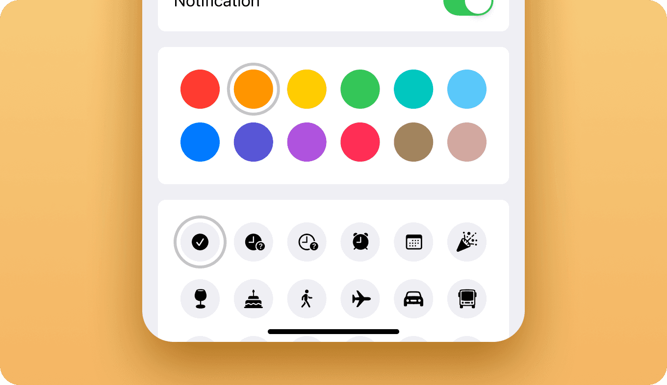 Customize Your Event Colors and Icon