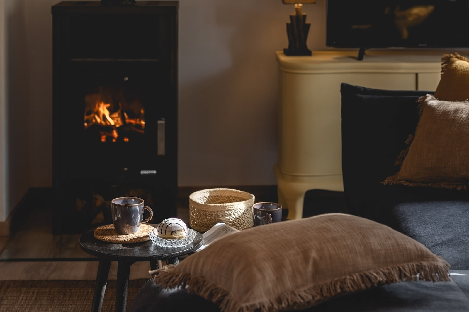 Kamin im Chalet
