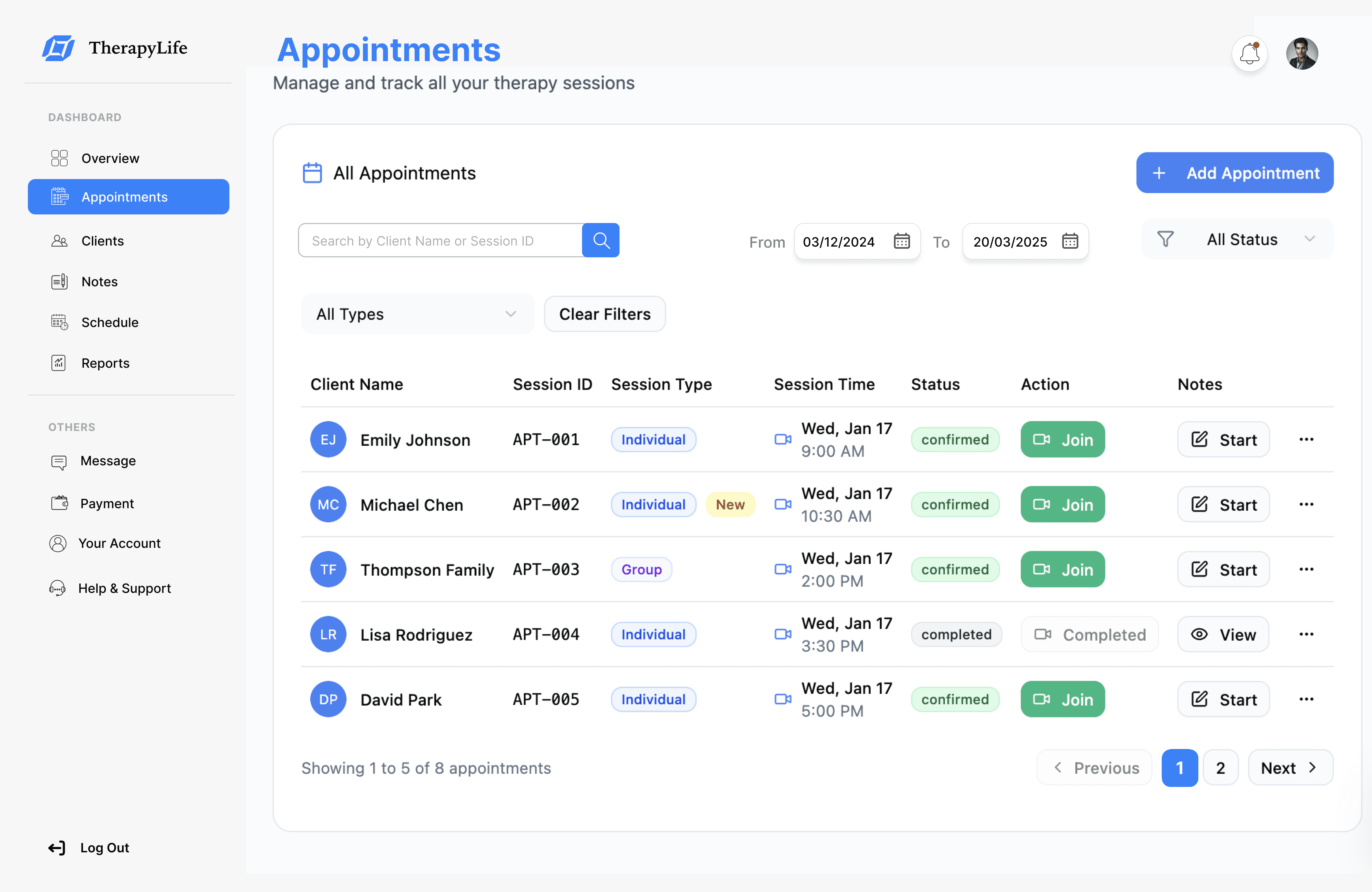 Credit score tracking