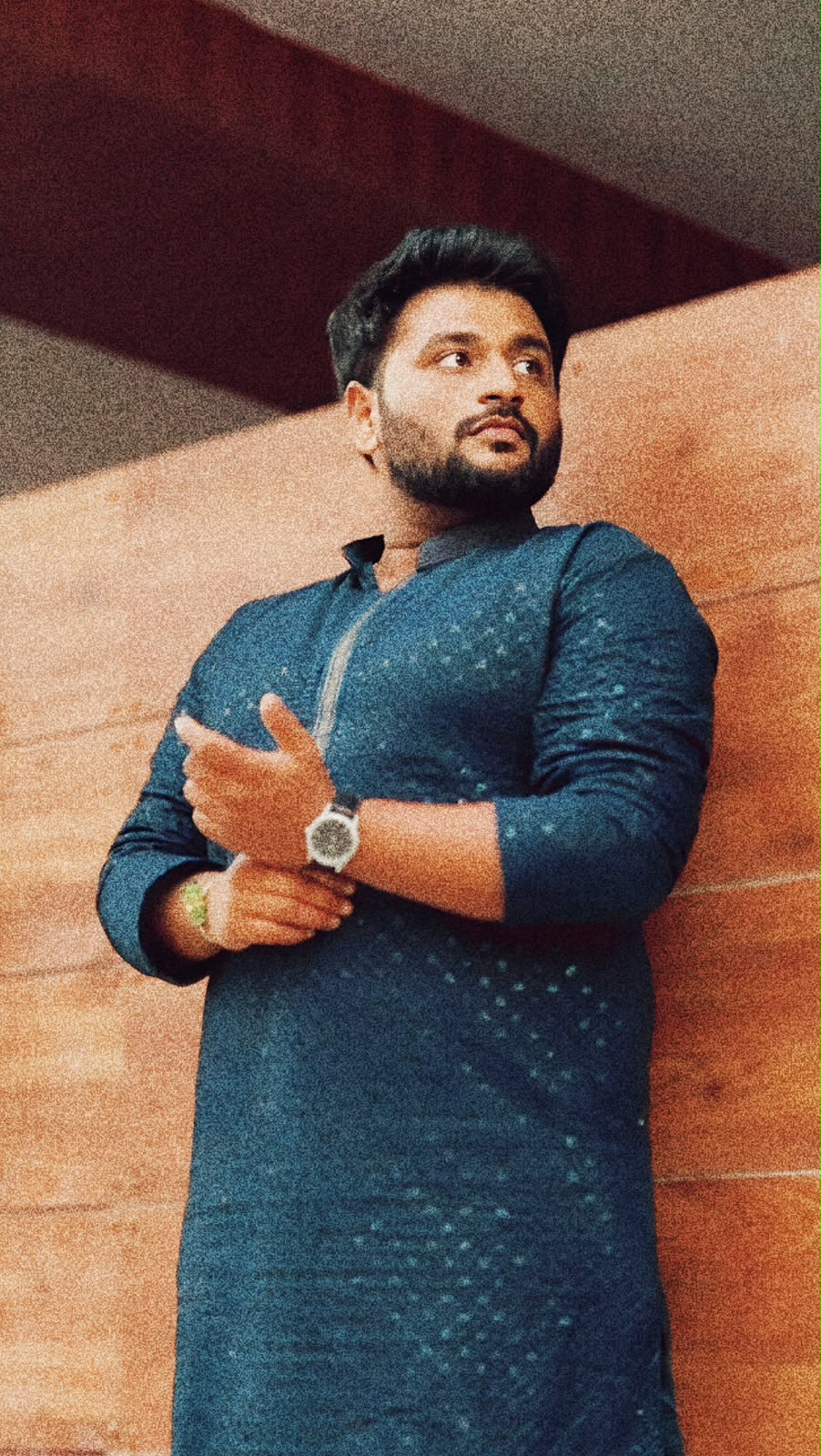 Portrait of portfolio creator – front view
