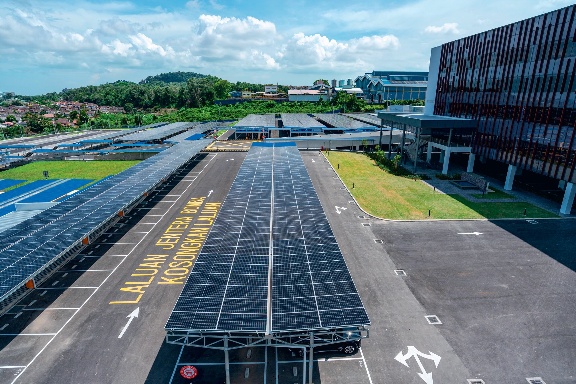 Exterior view of Koa Denko Factory & Office project by Asima Architects