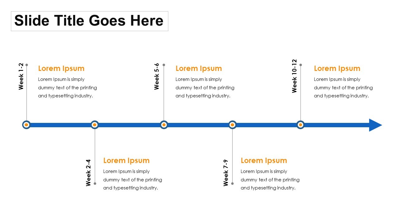 Project Timeline Overview with Key Milestones