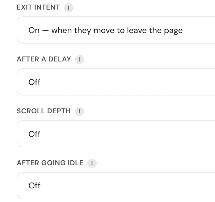 Flux merchant control settings screenshot