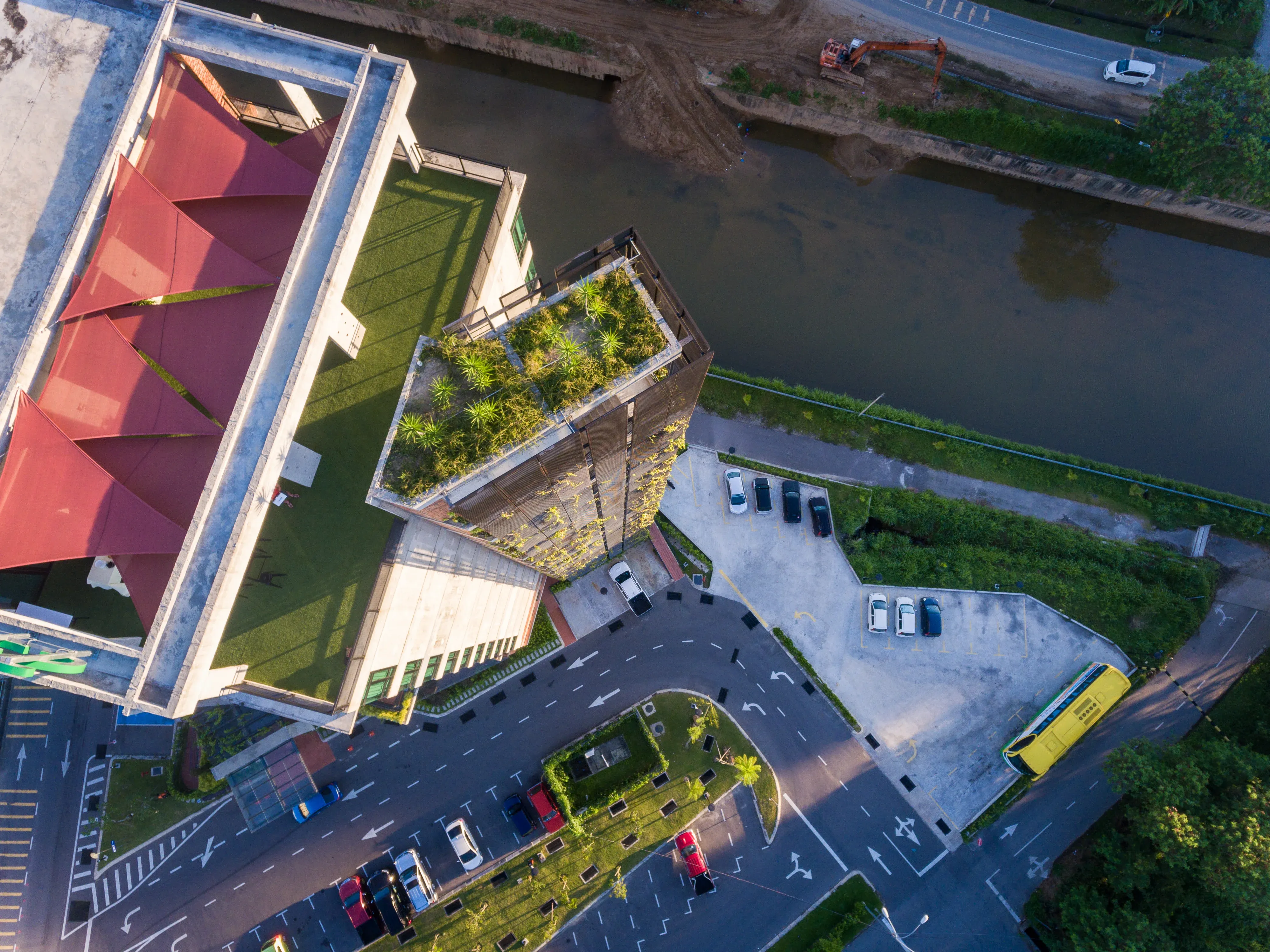Rooftop view of Ibis Style Hotel project by Asima Architects