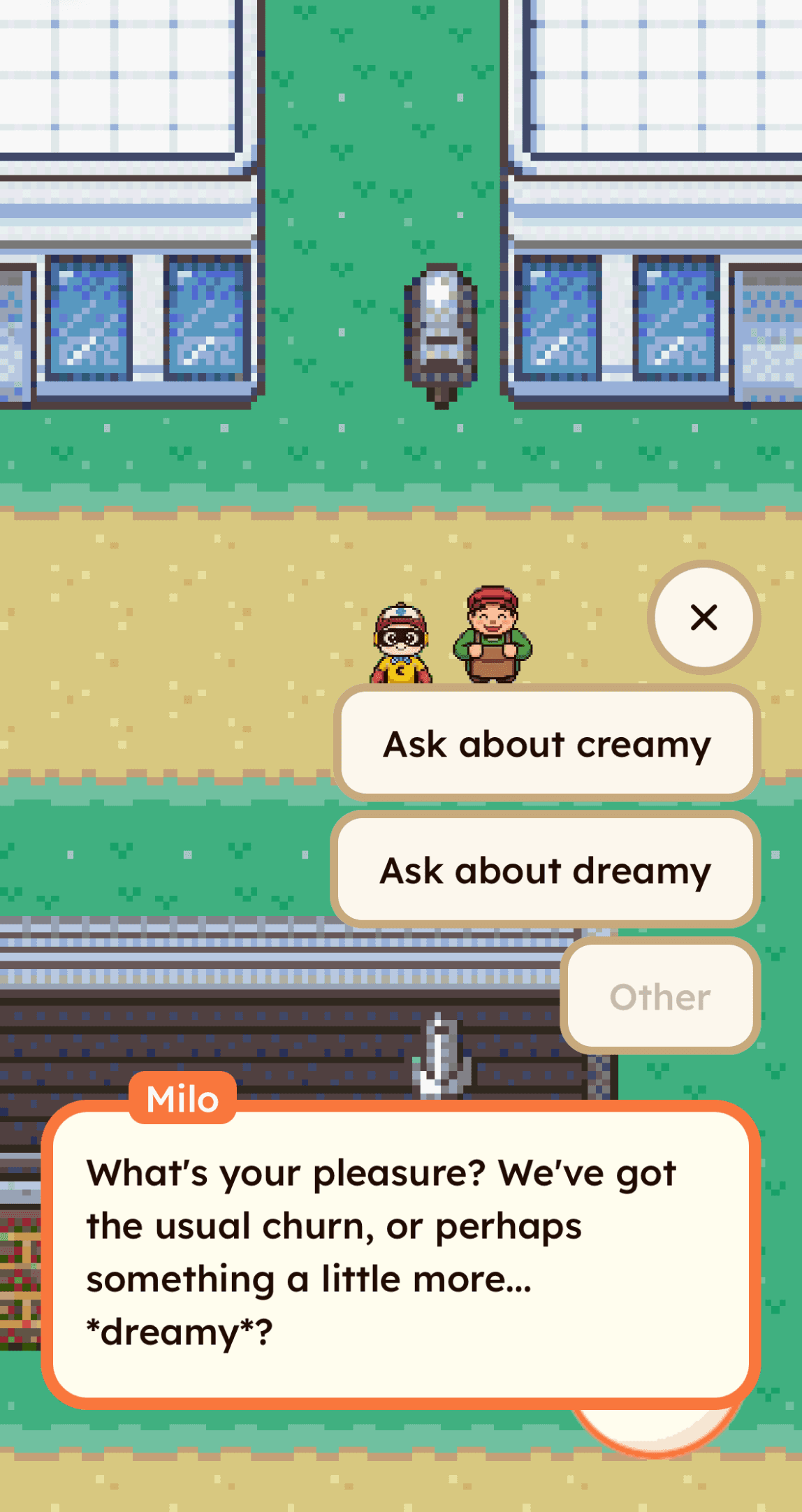 Chatting with an AI character NPC that understands context, memory, and emotions inside an AI Town simulation