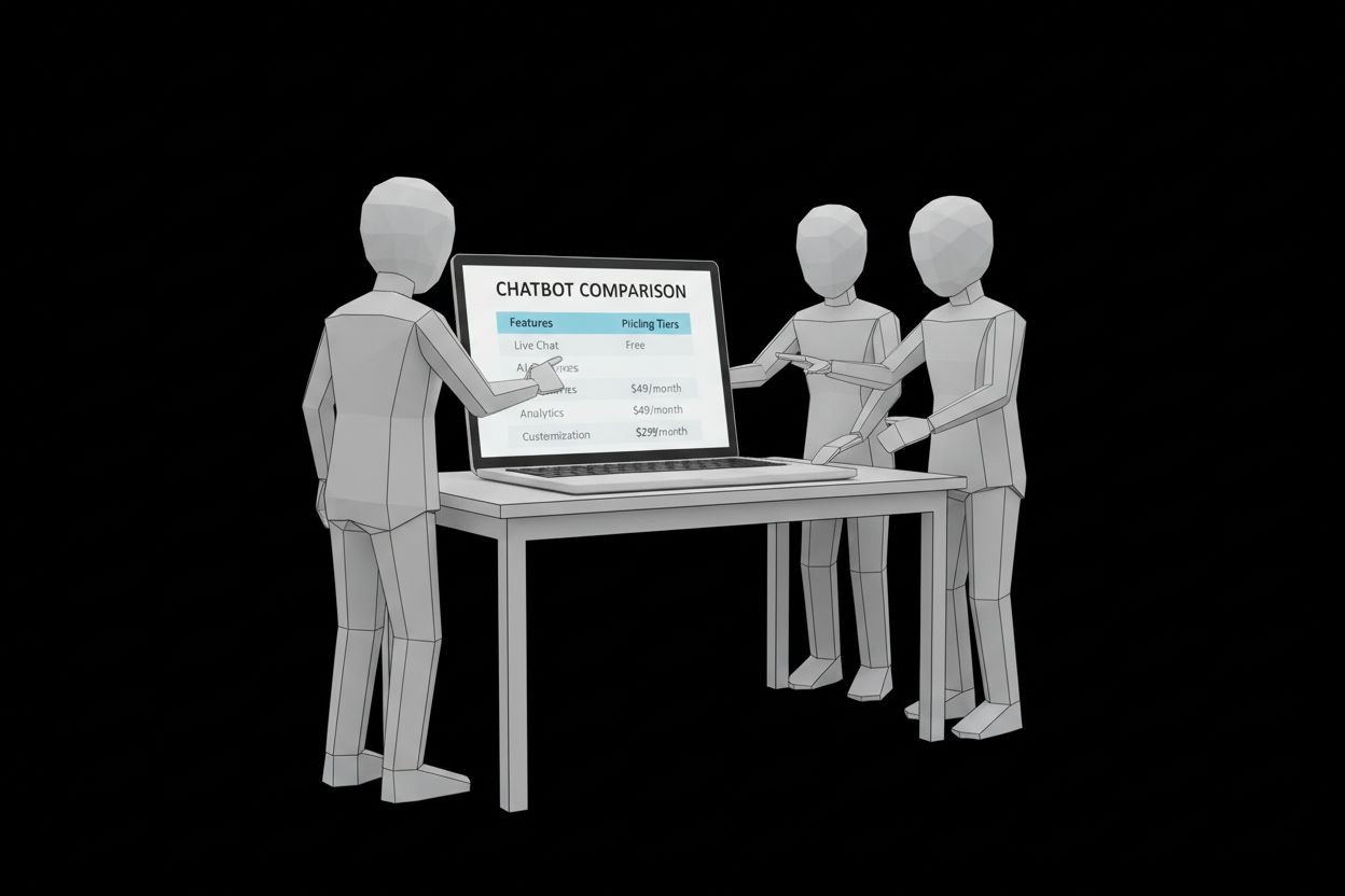 Comparing chatbot features and pricing