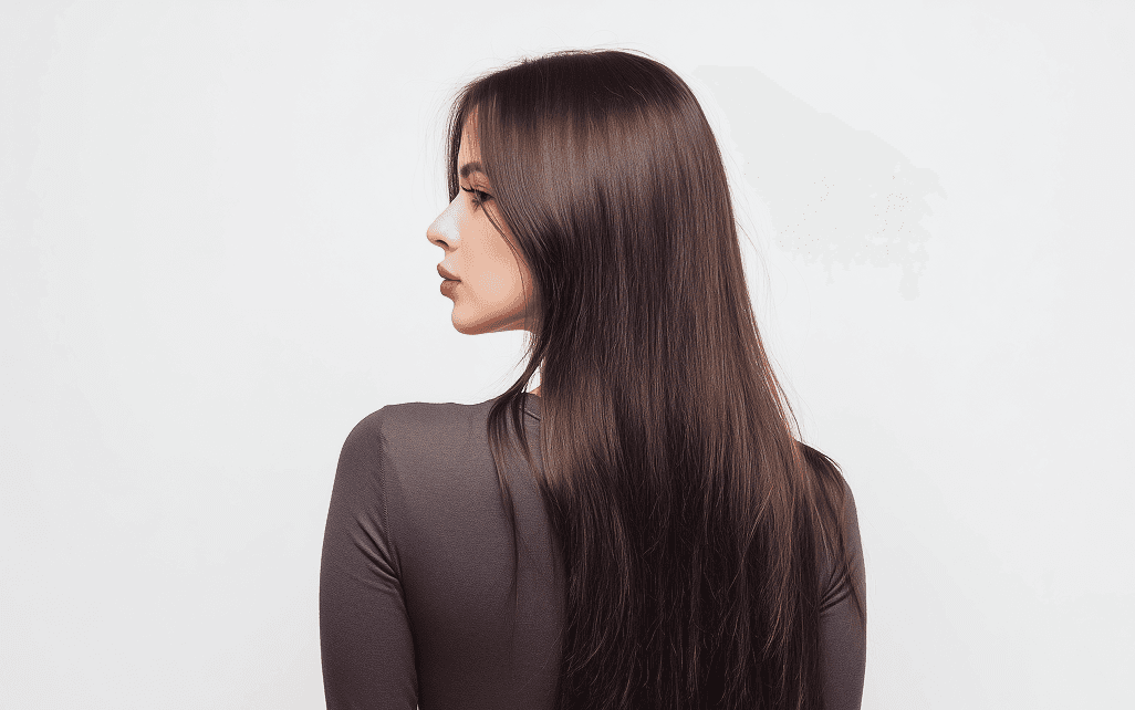 Woman In White Background