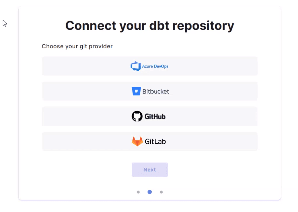 Git providers | Paradime | Analytics Engineering using dbt™