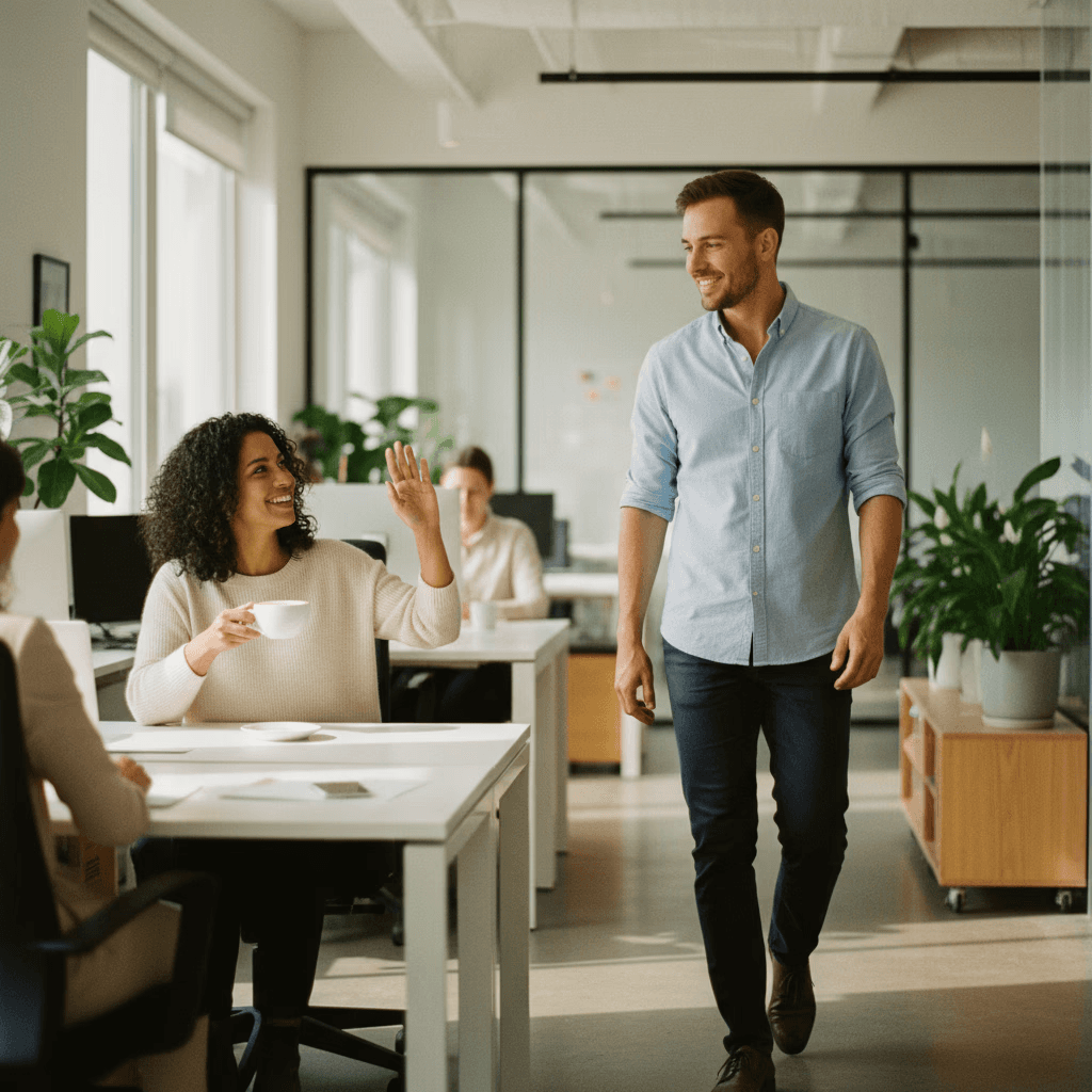 Moderner Meetingraum in einem Büro