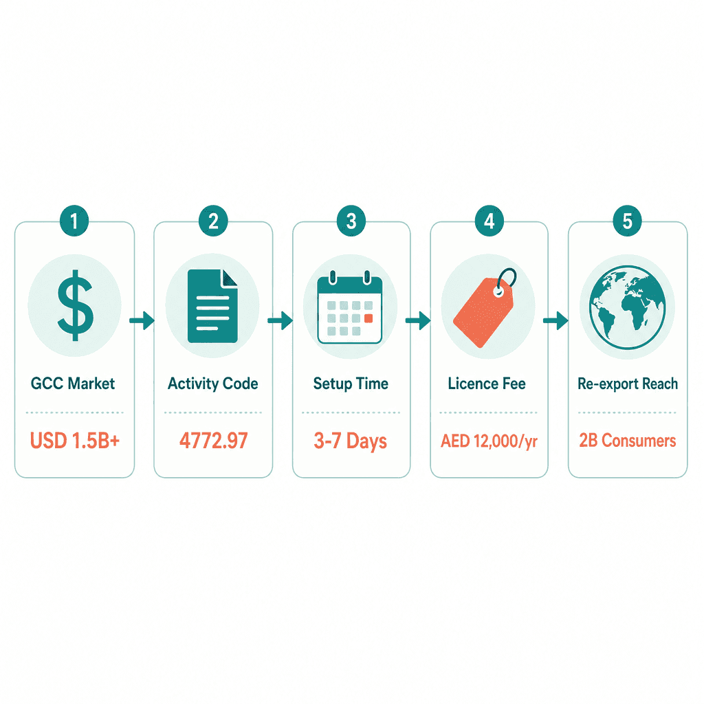 Infographic: Baby Care Requisites Trading License in Dubai
