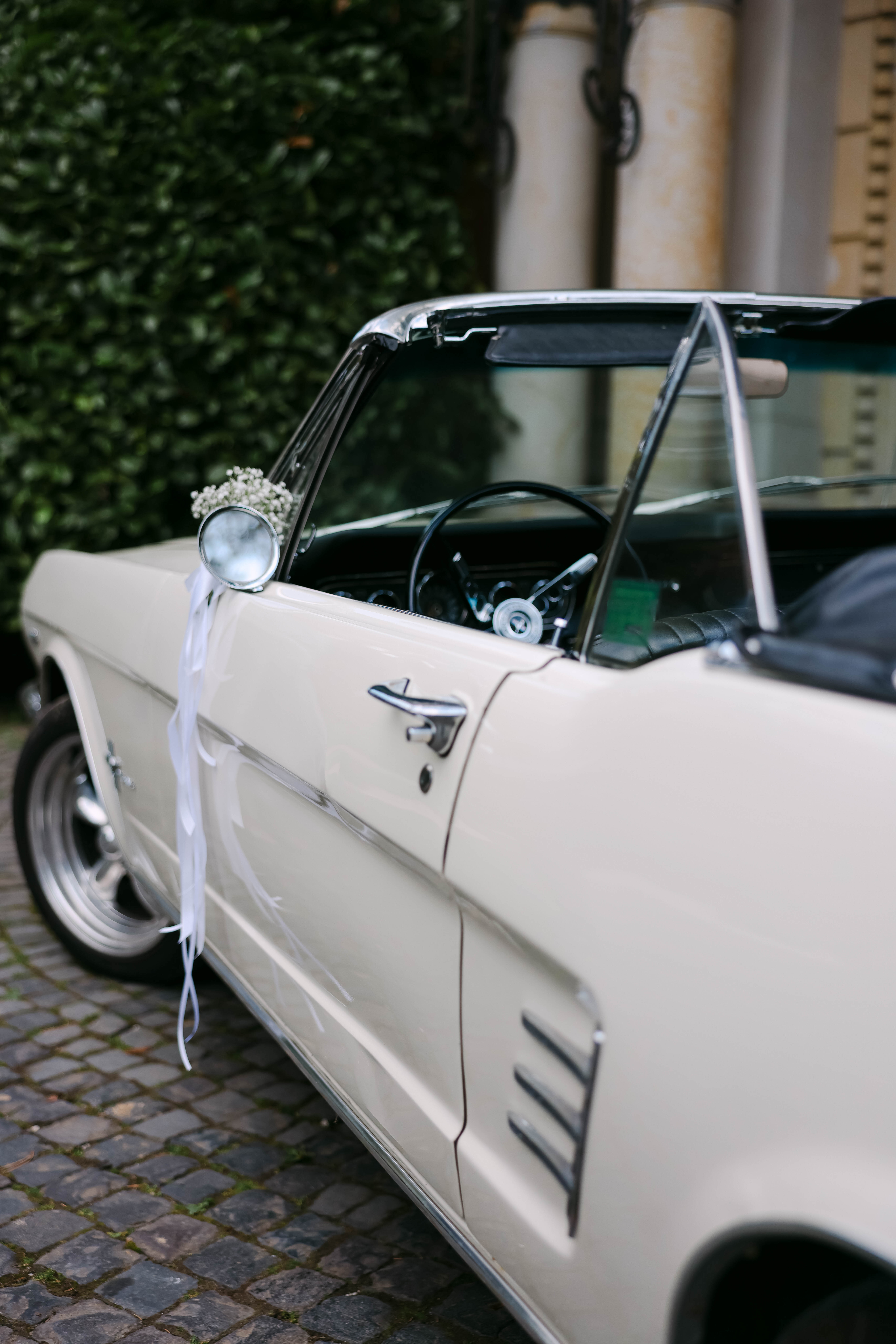 Stylish model in crowd