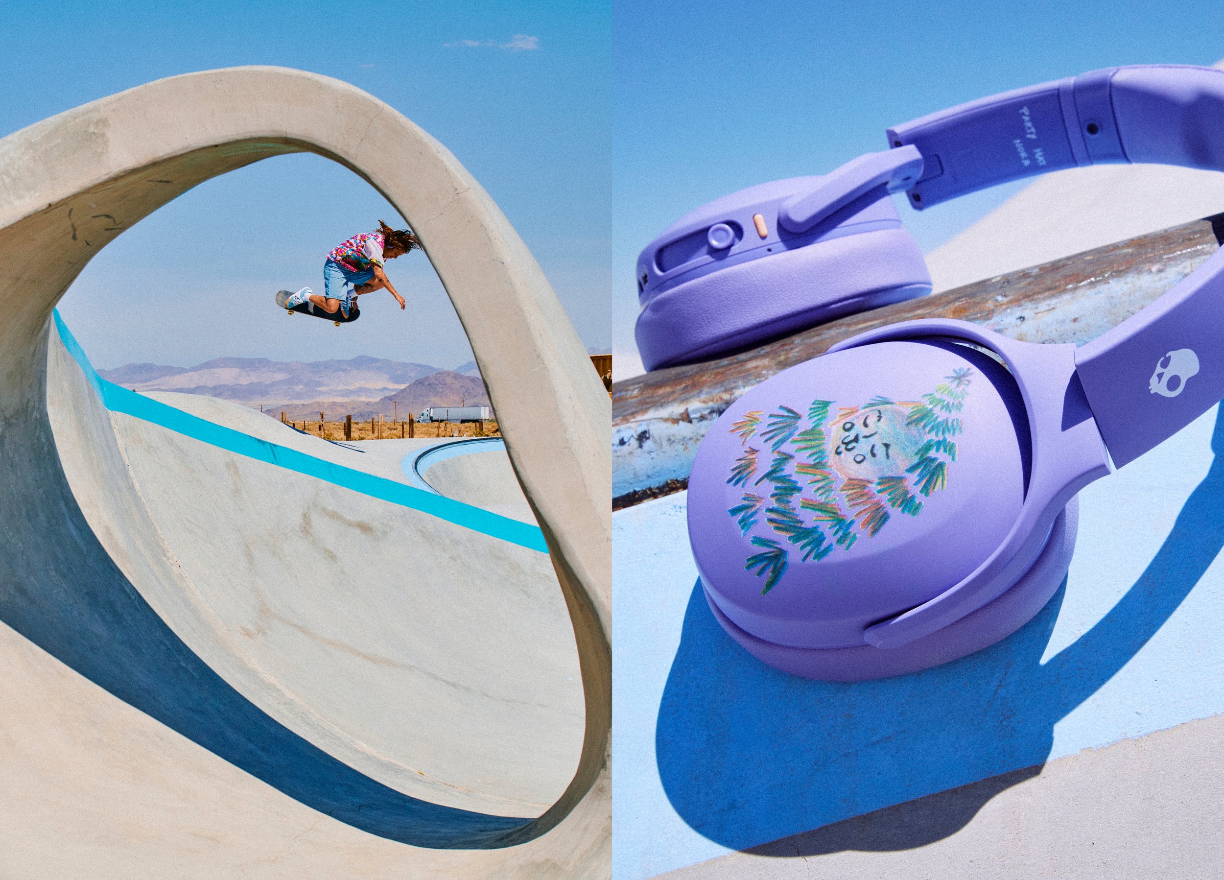 Skullcandy Post Production, Retouch and Color Grade