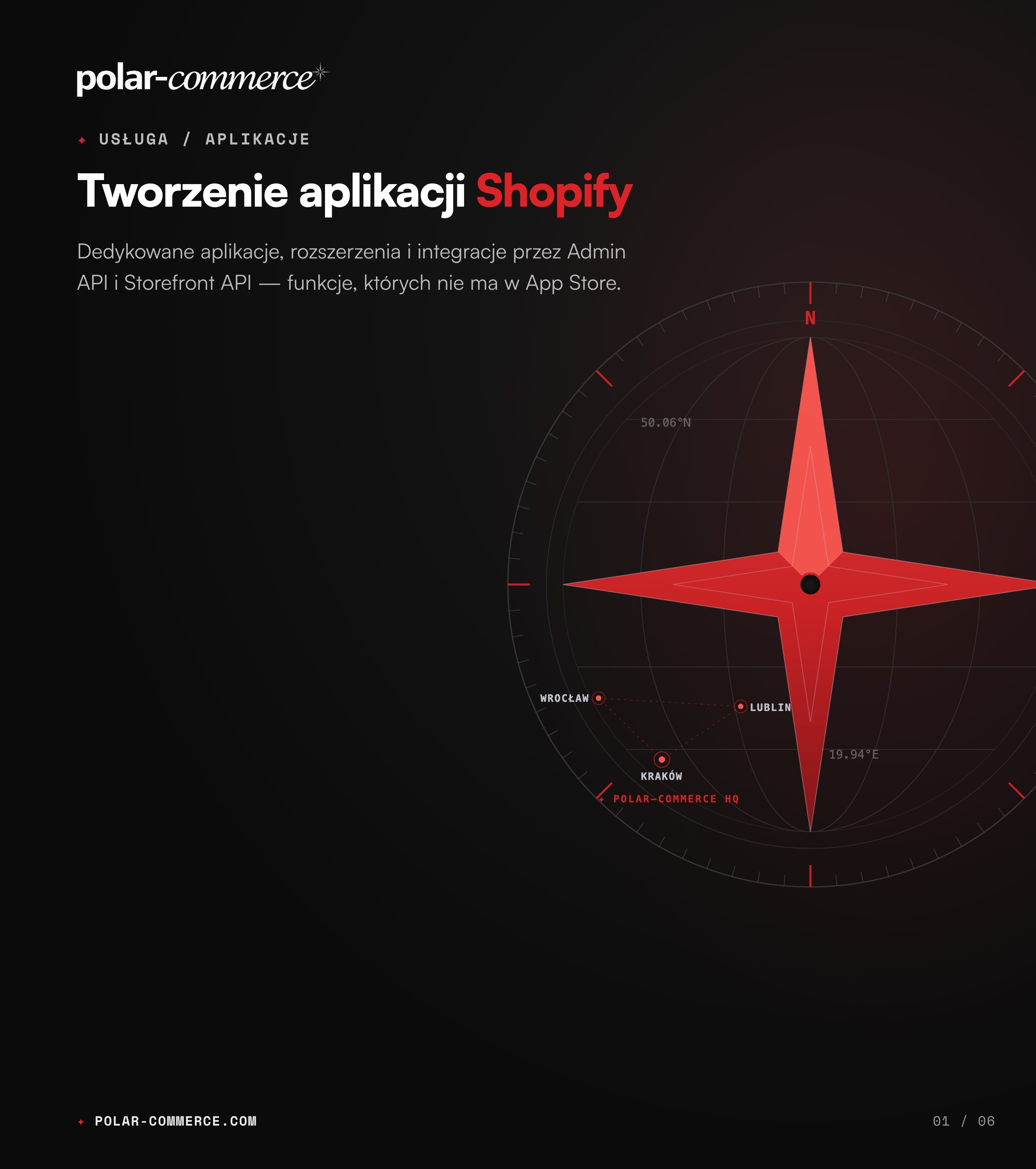 Tworzenie aplikacji Shopify — Polar-Commerce