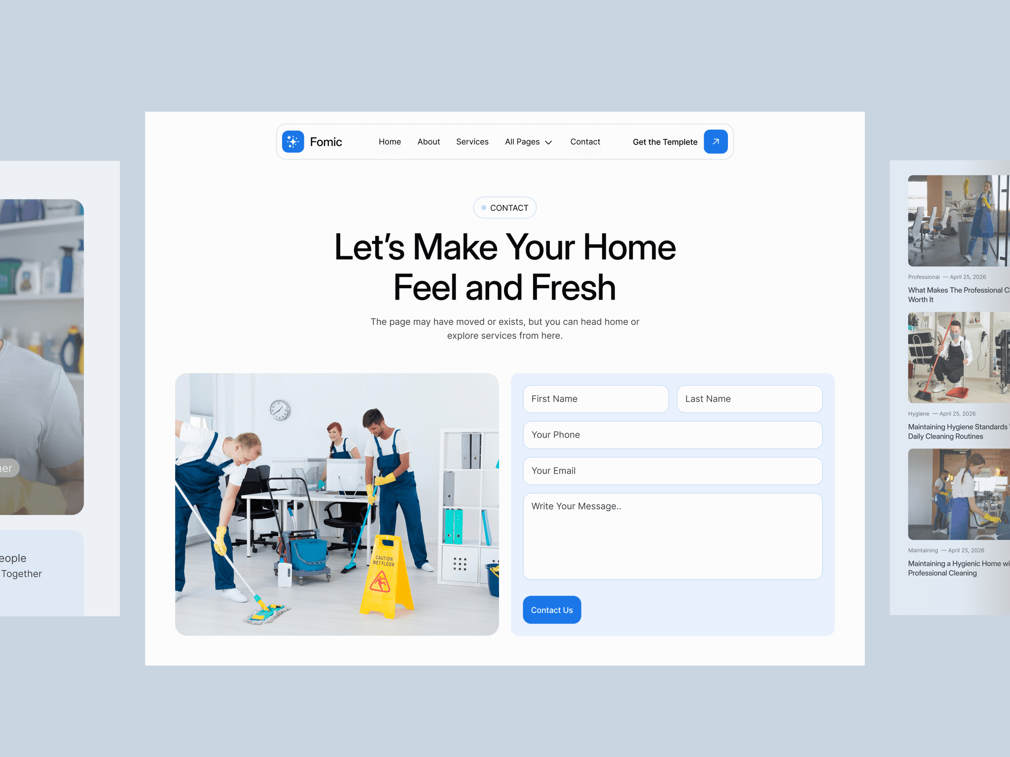Hybrid Restaurant Website Template