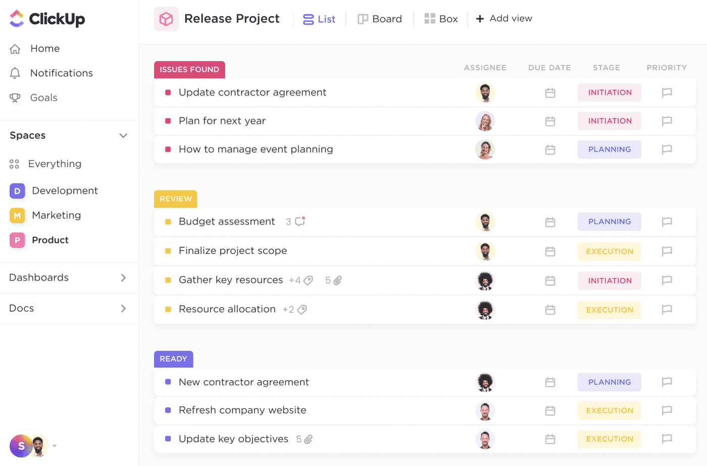ClickUp：ClickUpとTrelloの比較