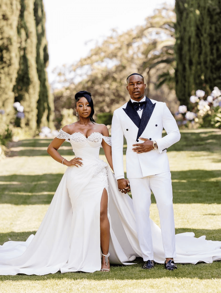 duke and chaneldelisser wedding picture