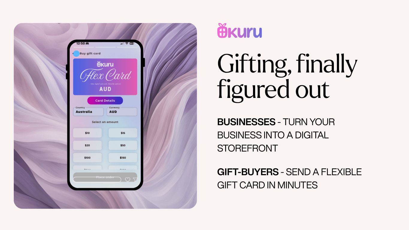 Okuru Gift Card App