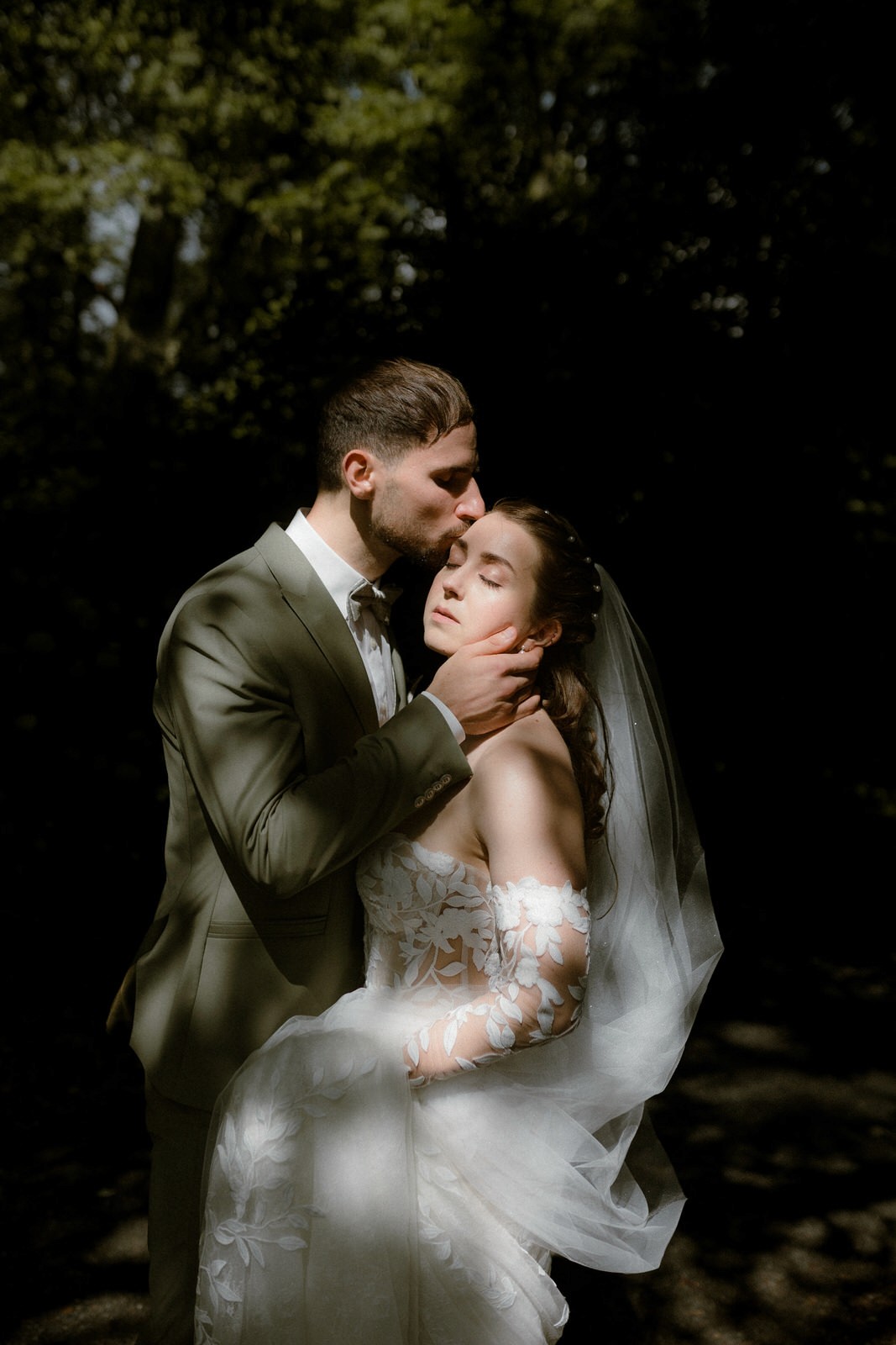 Portrait von Hochzeitspaar Kassel