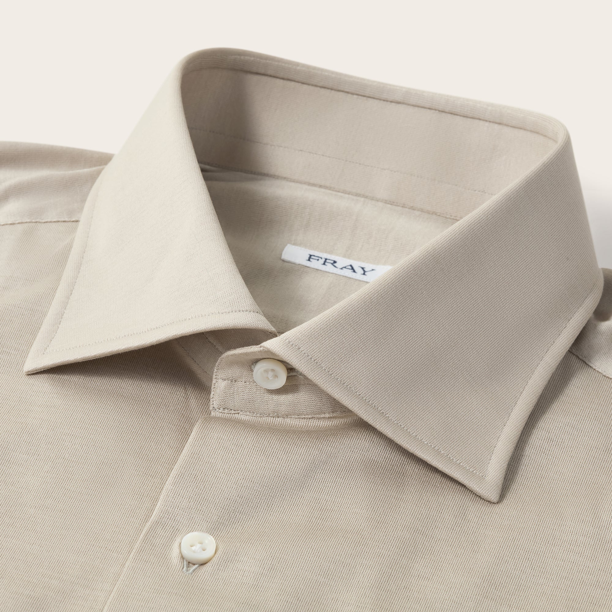 Fray Gabriel Cotton Satin Shirt - Mandelli UK
