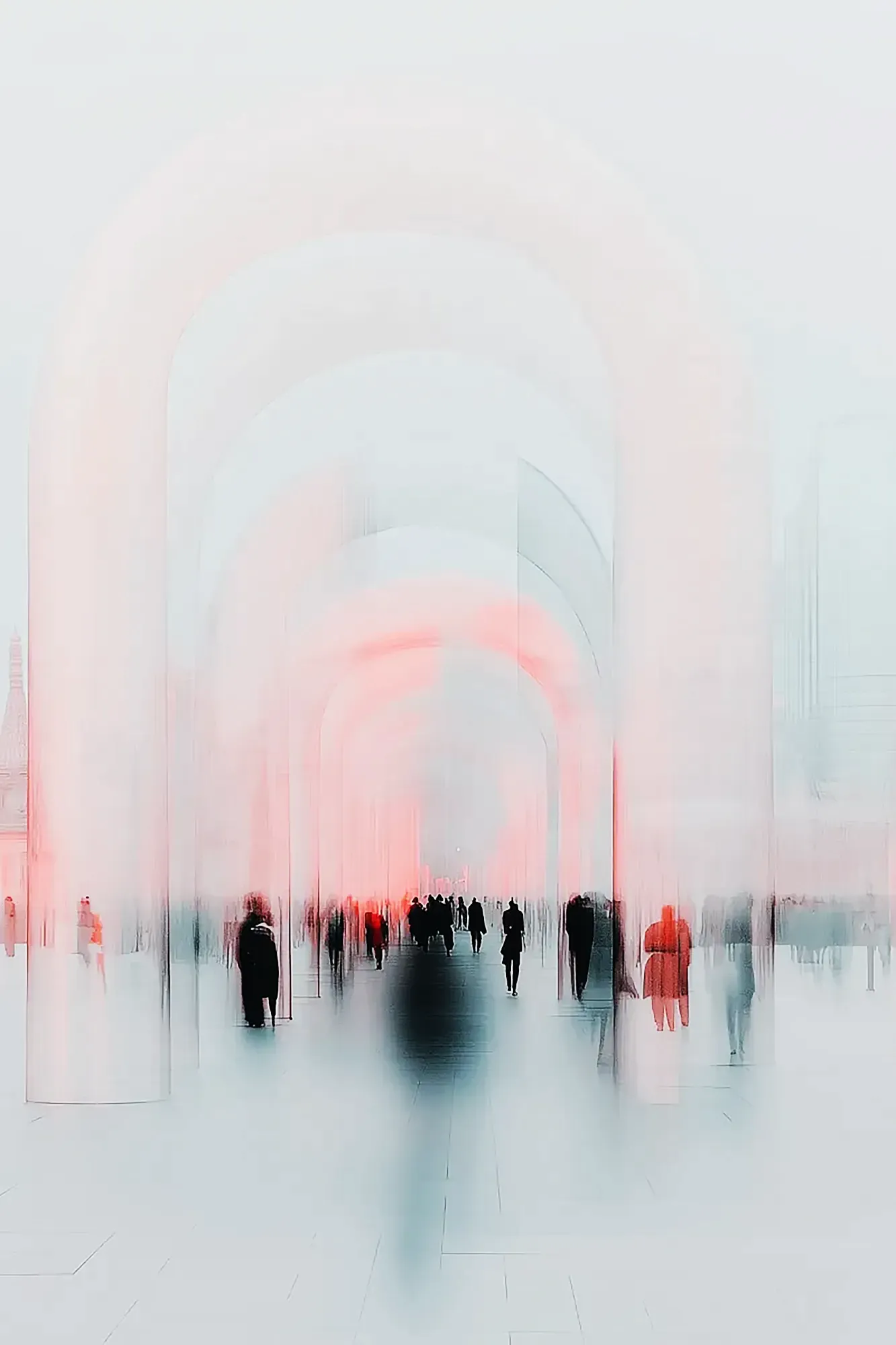 Ethereal Walkway Scene 