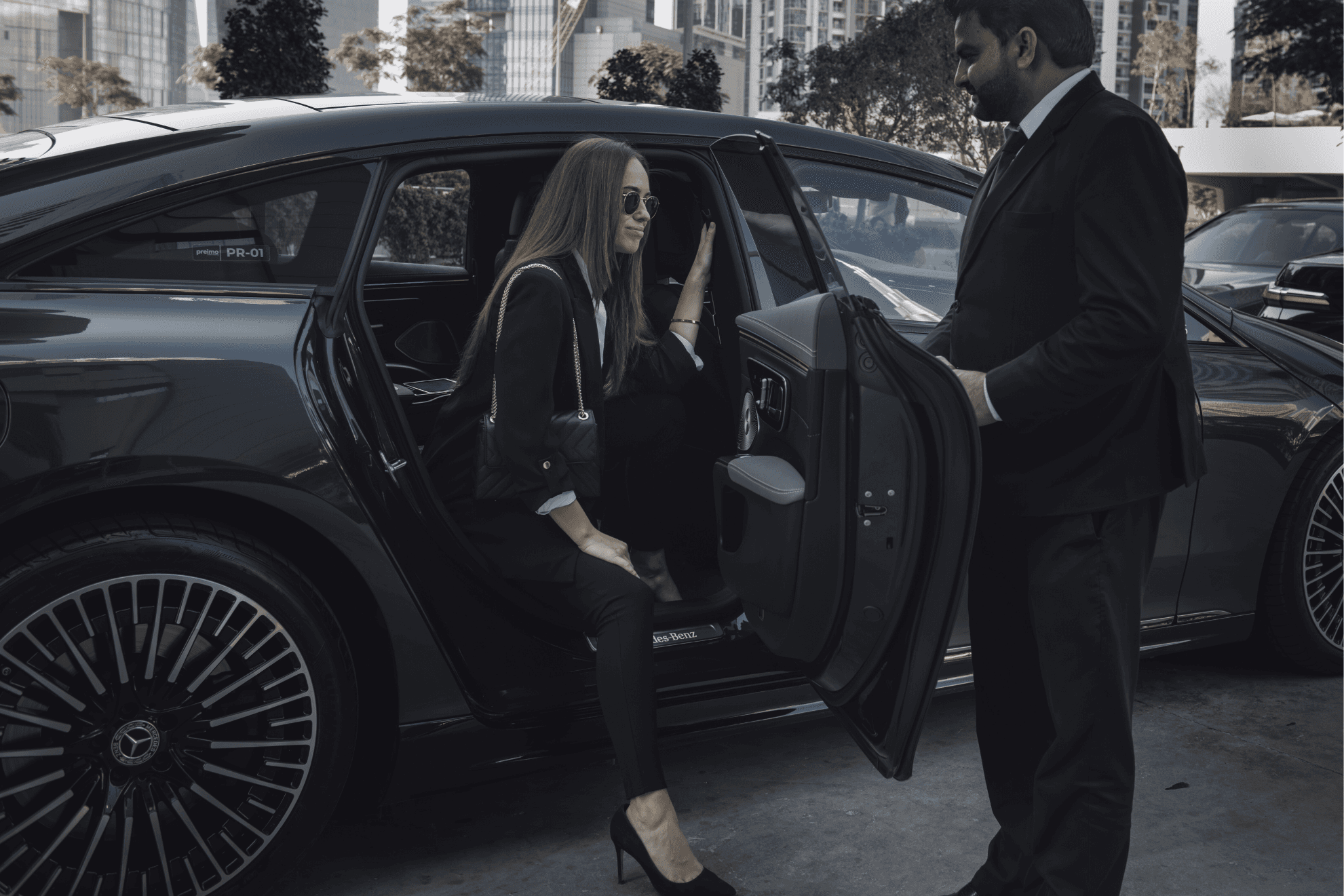 A personalised service offered by a chauffeur