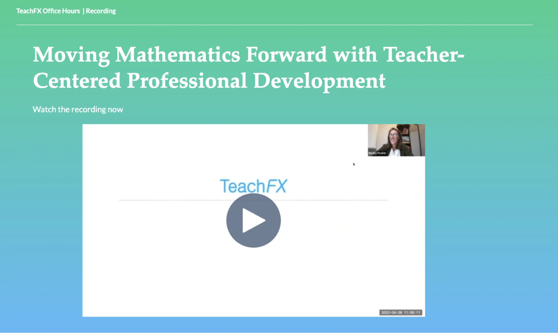 Workshop: Advancing Mathematics with Teacher-Centered PD in Utah’s Jordan School District
