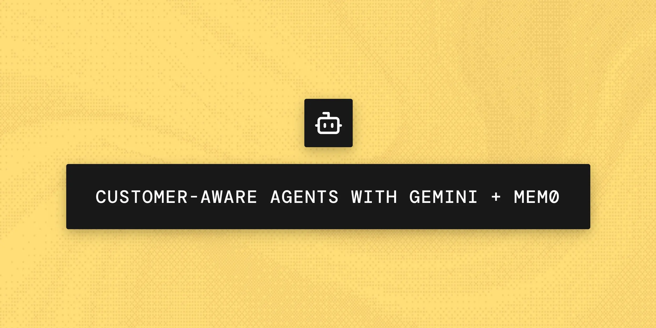 Customer-Aware Agent With Gemini 3.5 Flash and Mem0