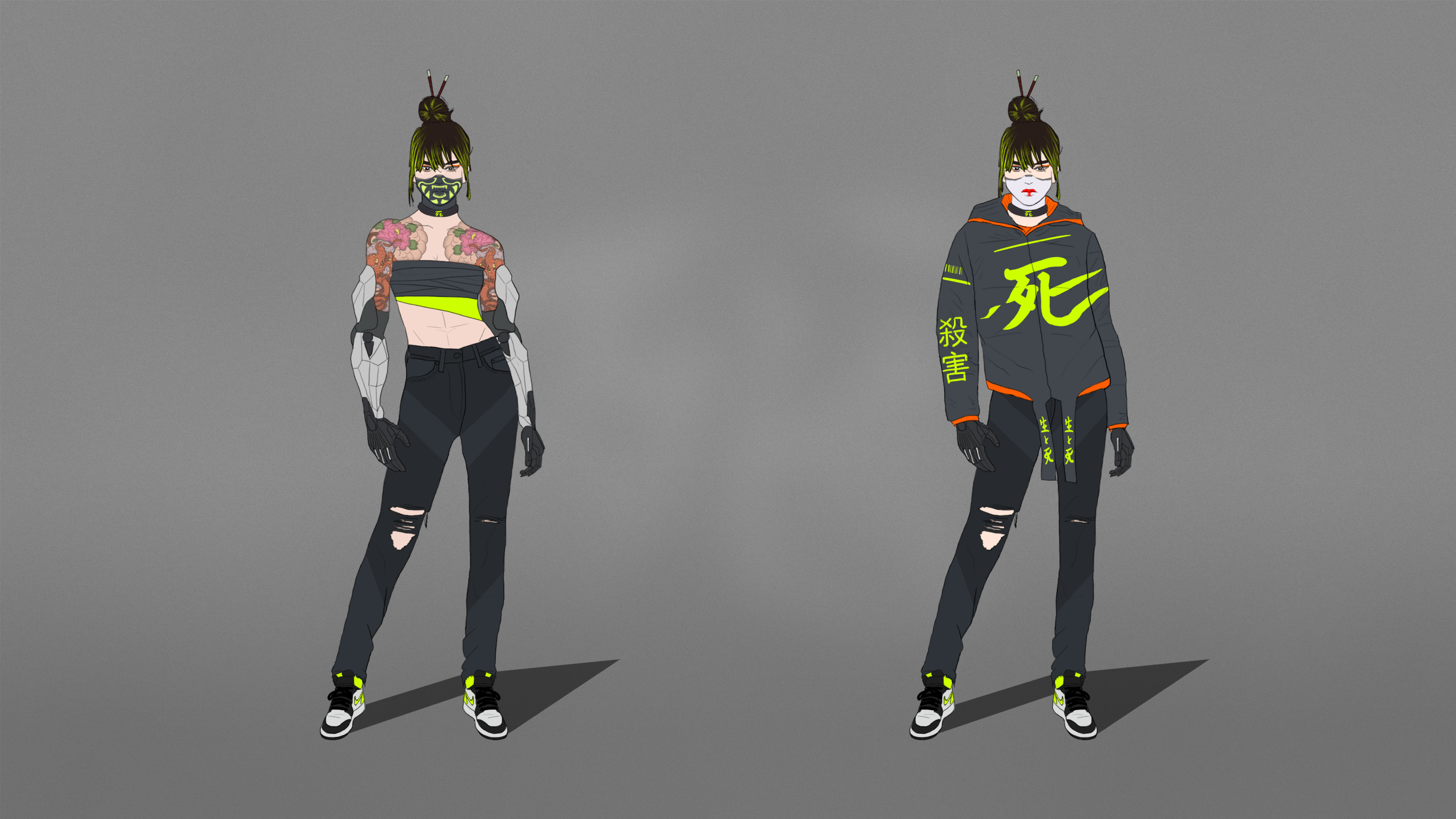 Finalised colour choice