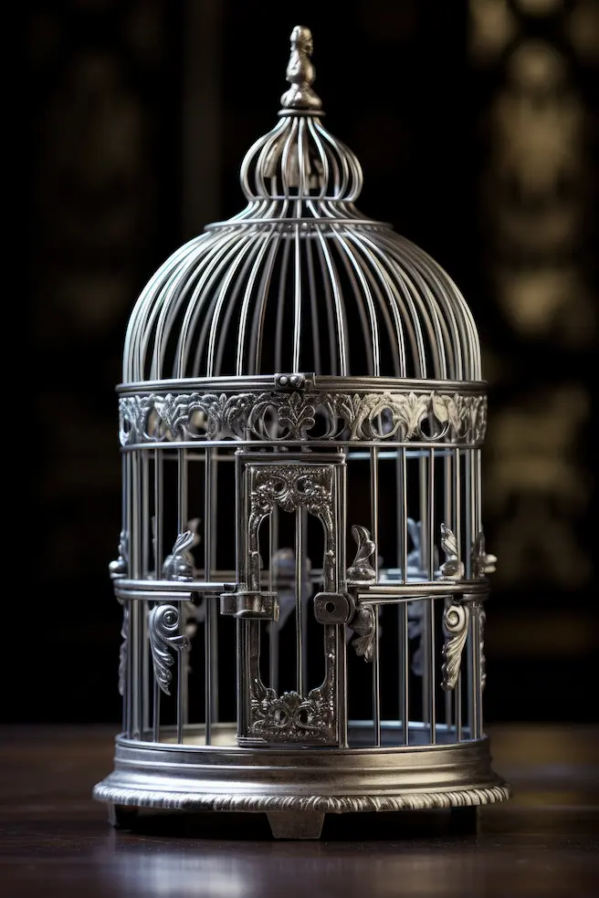 a golden cage