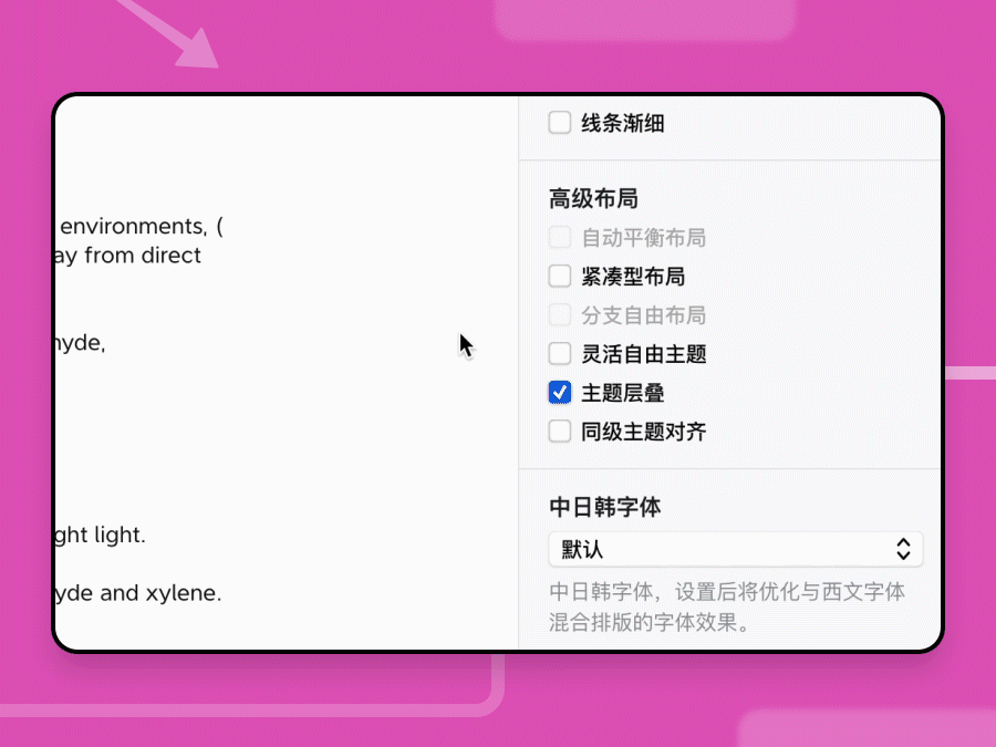 Xmind 2021 界面设置展示