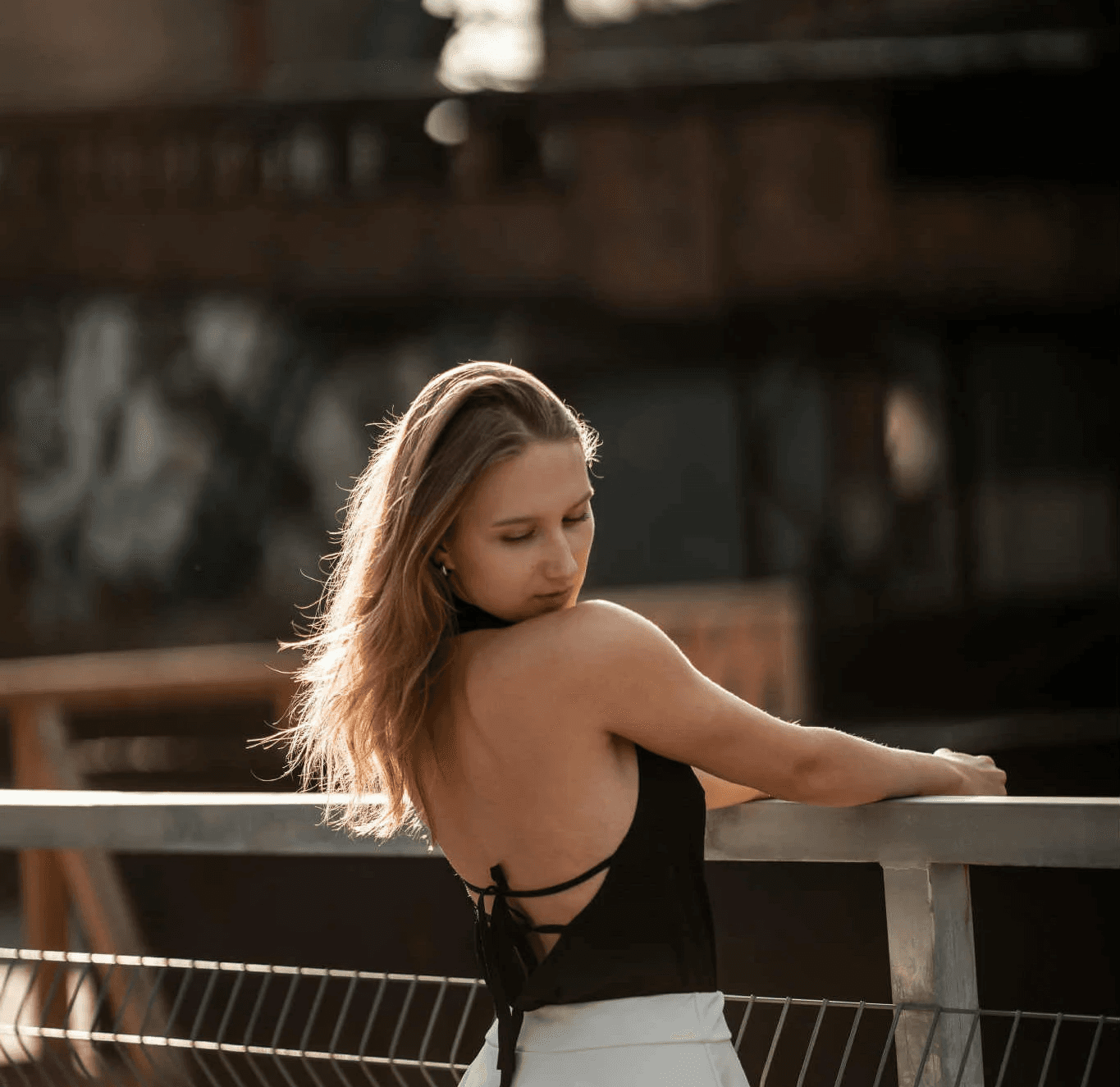 beautiful couple outdoors