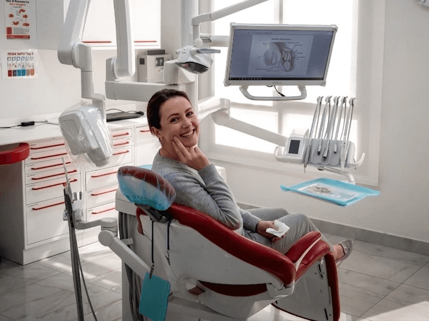 PRP treatment injection session.