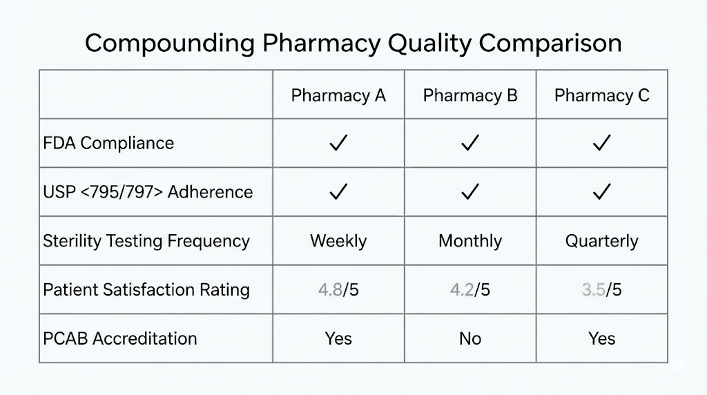 BPI Labs compared to Empower and Olympia pharmacy for semaglutide