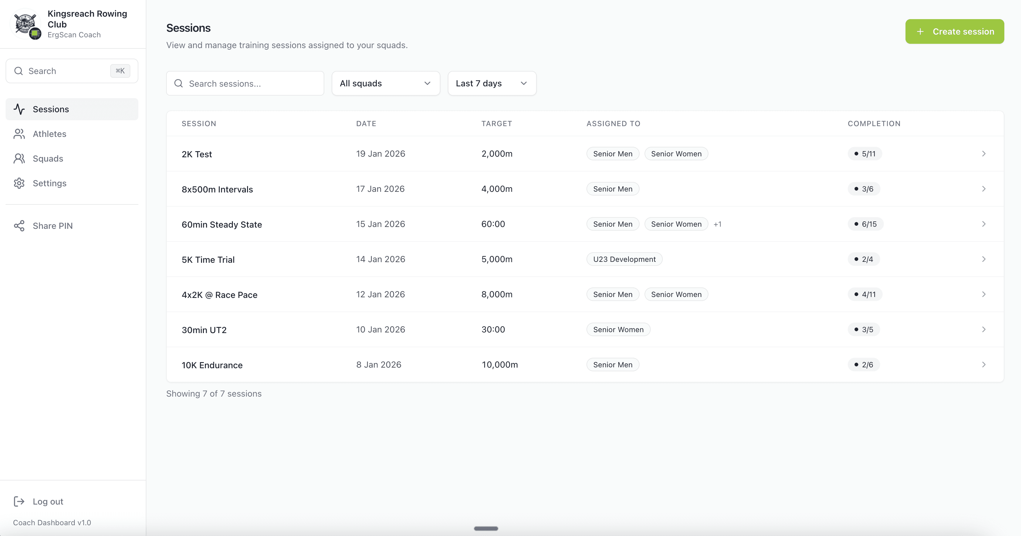 Software user interface