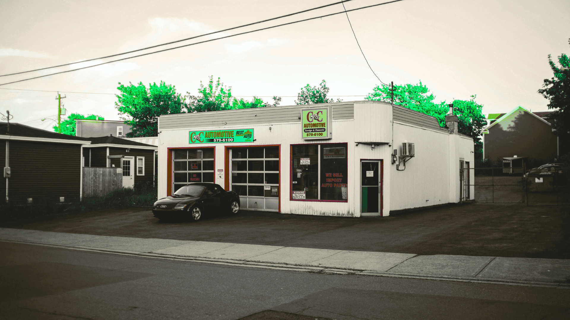 Auto Repair Shop Front