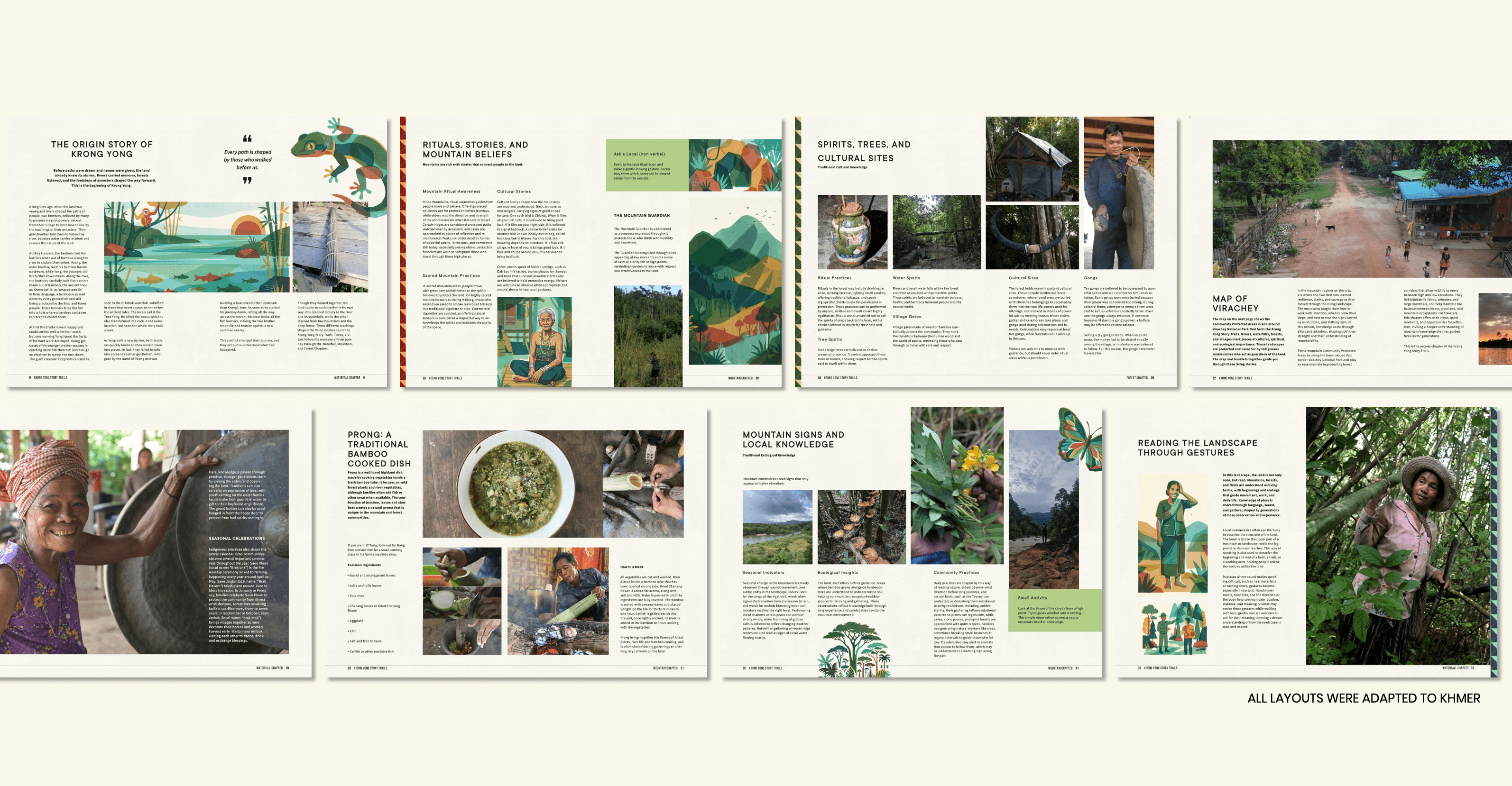 Booklet spreads