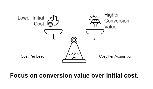 solar lead conversion value