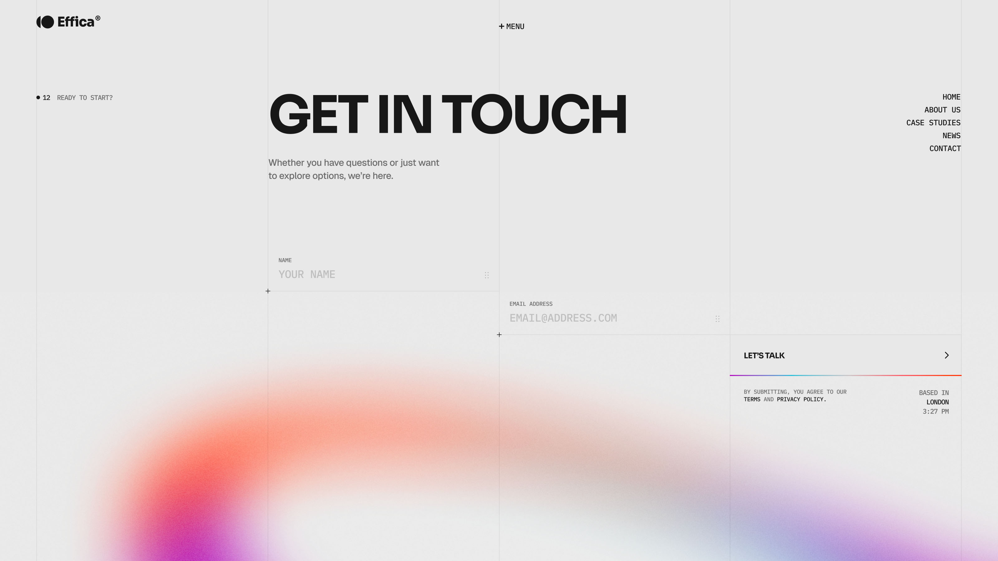 Effica modern Framer template for service businesses
