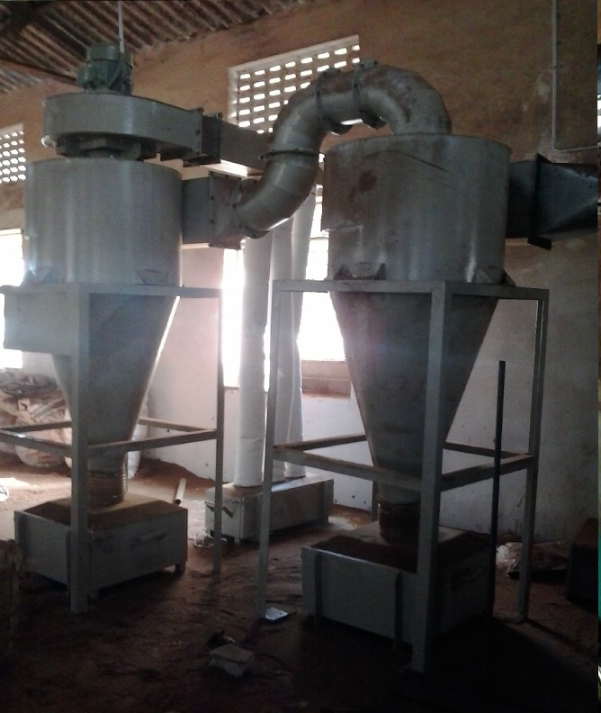 Double cyclone seprator - customer site installed image