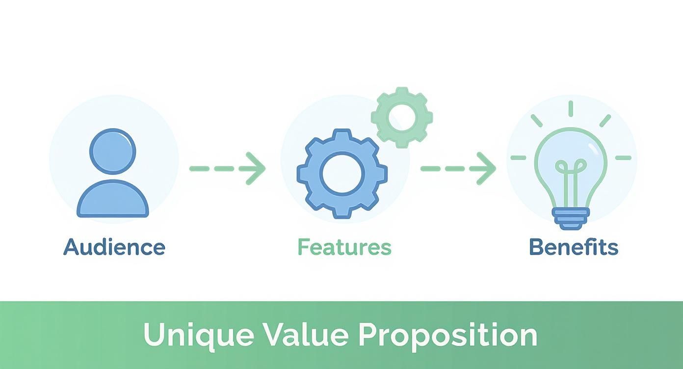 Infographic about copywriting for websites