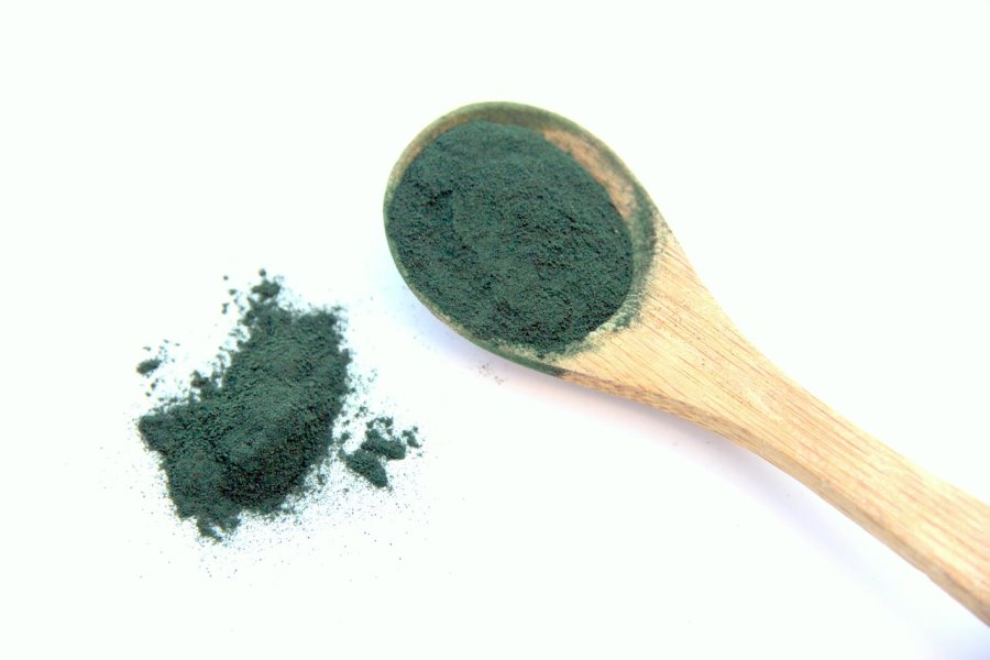 Spirulina in polvere essiccata