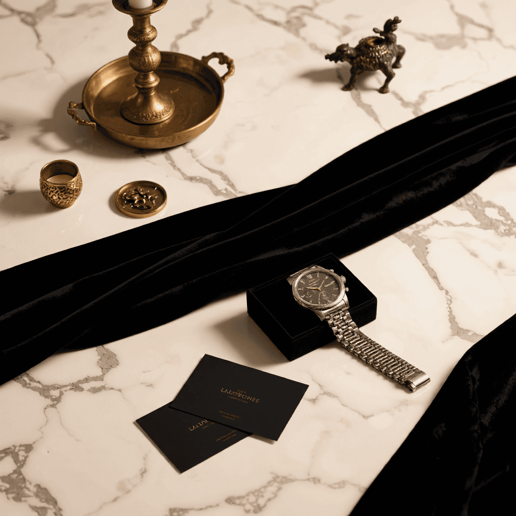 product photography of card holder