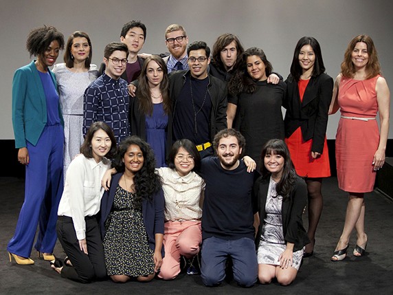 group photo with students and teachers