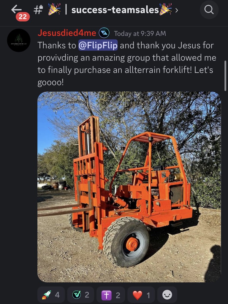 This a review that @Jesusdied4me left for FlipFlip on their discord server