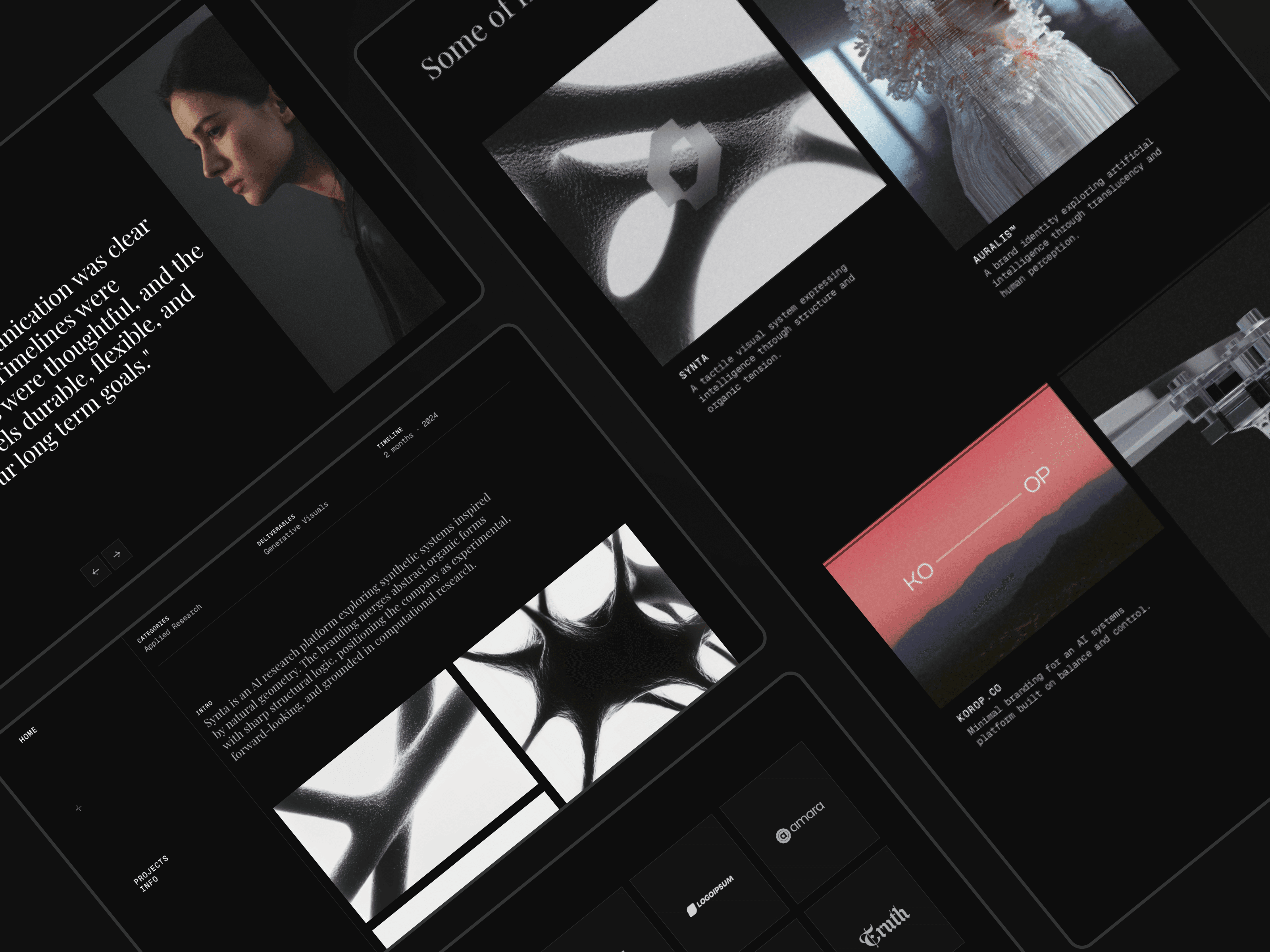 senri portfolio template