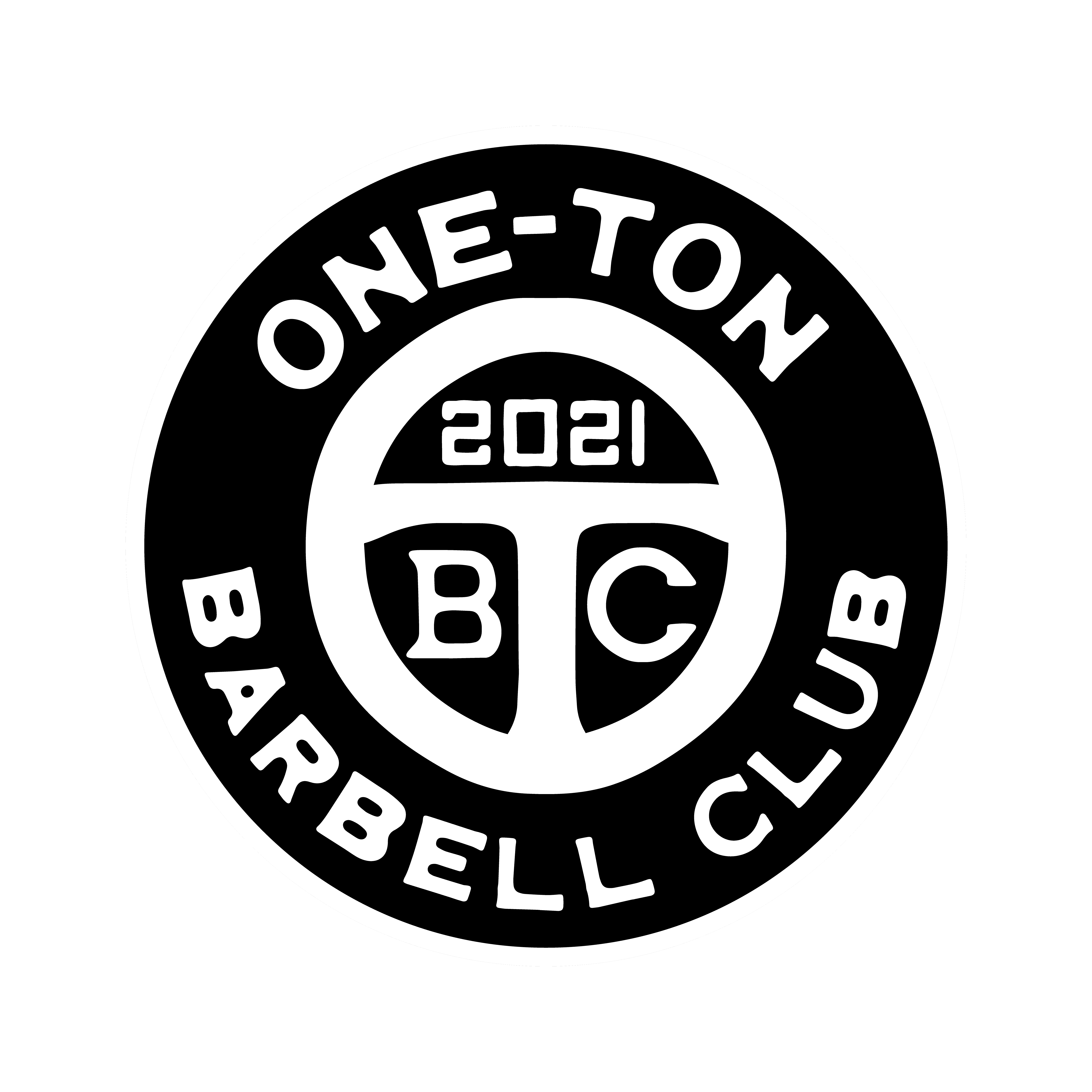 One-Ton Barbell Club Brand Mark