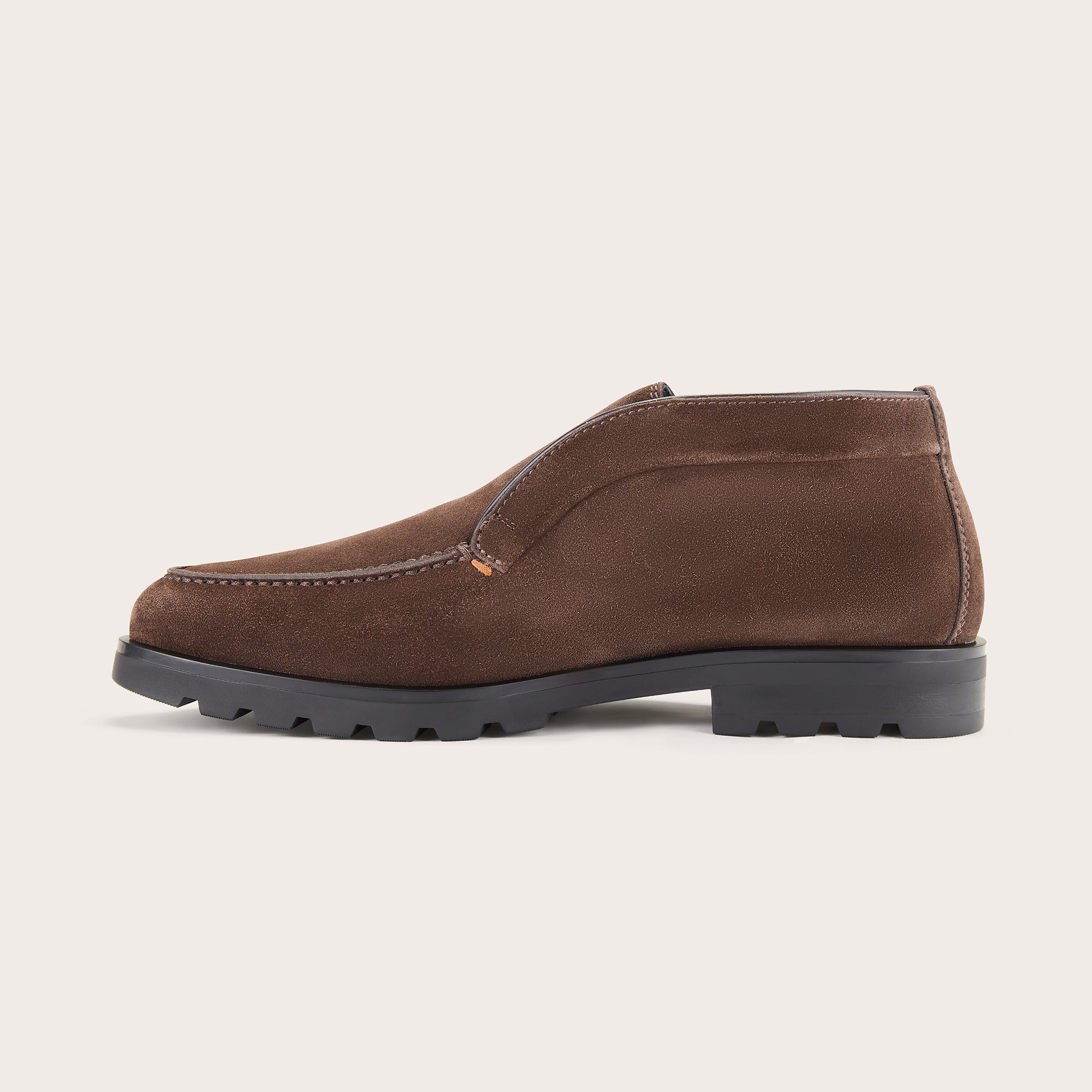 Men's Winter Dark Brown Desert Boots - Mandelli UK